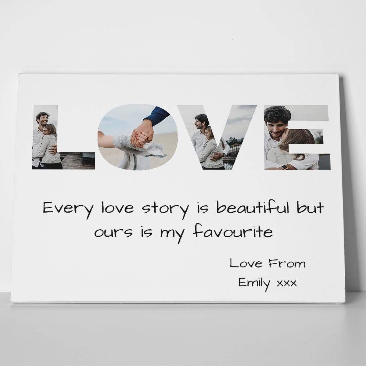 Love Photo Canvas Print